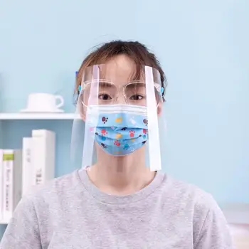 

Outdoor Anti-Dropping Dustproof And Oil Splash Mask Face Protection Anti-Fog Protective Reusable Face Shield