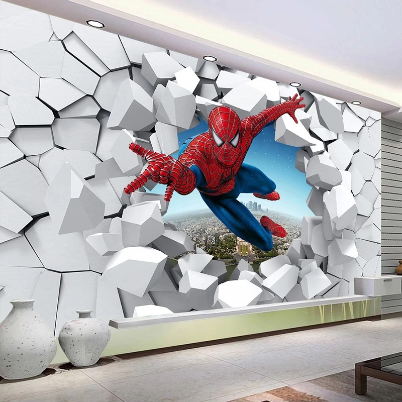 Custom Wallpaper Mural Decoration-Poster Bedroom Cartoon Childrens Creative 3D Themed