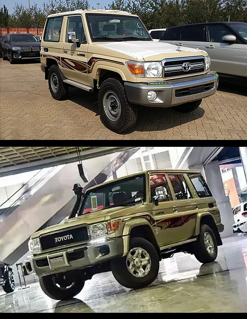 2 шт. светодиодный светильник переднего бампера для Toyota Land Cruiser 76 LC70 LC71 LC76 LC77 LC79 аксессуары