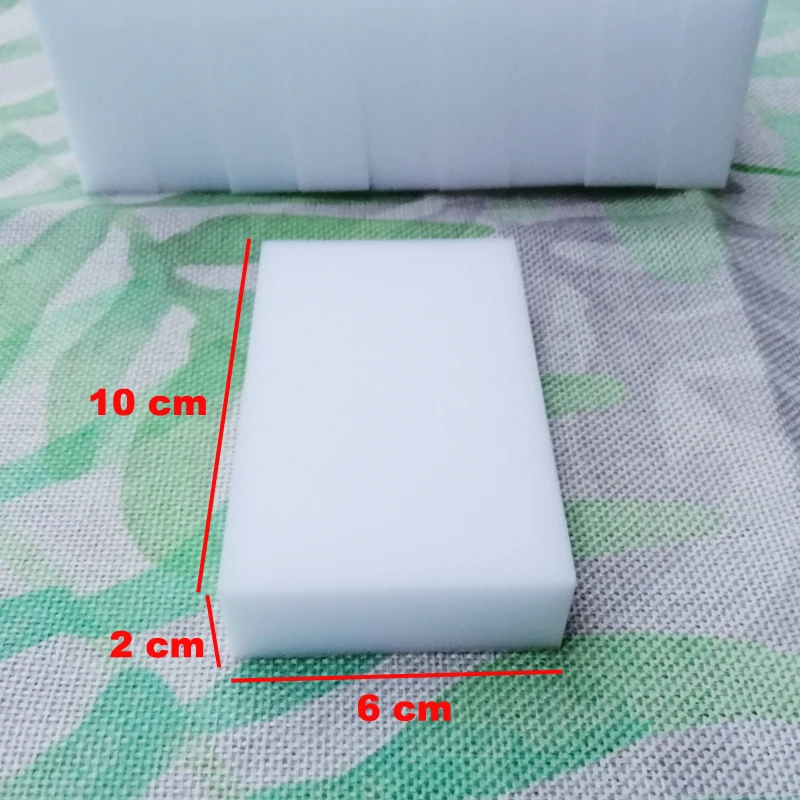50 шт./лот меламиновая губка волшебная губка Ластик Меламиновый очиститель для кухня, ванная, офис чистящие нано губки 10x6x2cm