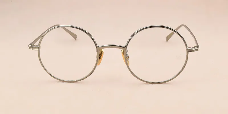 Титановые модные брендовые очки женские круглые очки оправа мужские Оптические очки оправа Женские Ретро оправы для очков мужские nerd