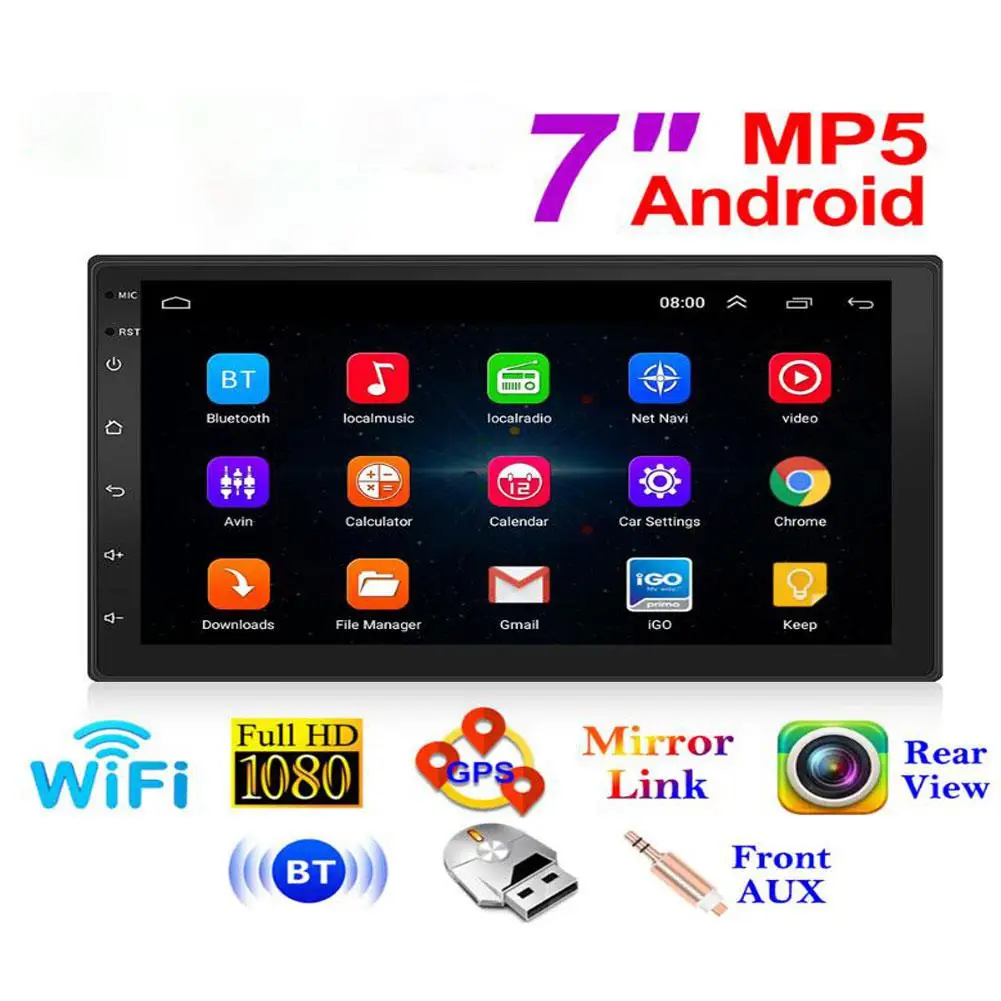 HiMISS 9210S Android 10 1 автомобильный Радио мультимедийный видео плеер 7 дюймов экран авто