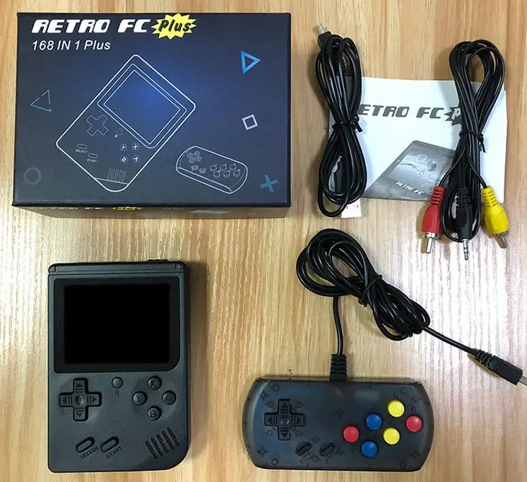 BEESCLOVER Ретро FC мини ручная игровая машина 3 дюйма 168 игр двойная версия с ручкой ручное игровое устройство d29