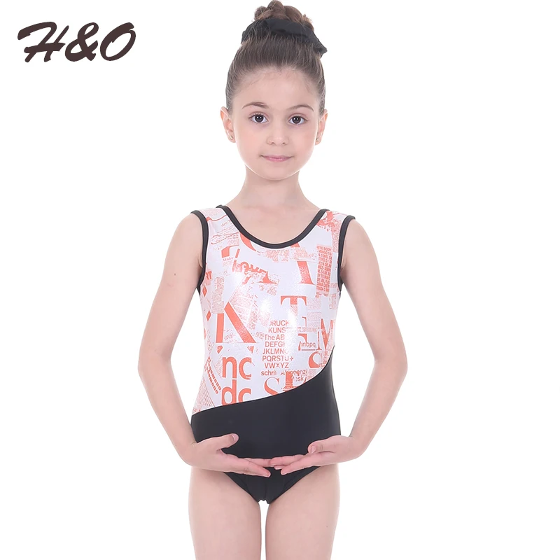 

Children One-Piece Ballet Dance Gymnastics Workout Printed Leotard Tutu Dress Kids Girls Costume Performance Dance Child Clothes