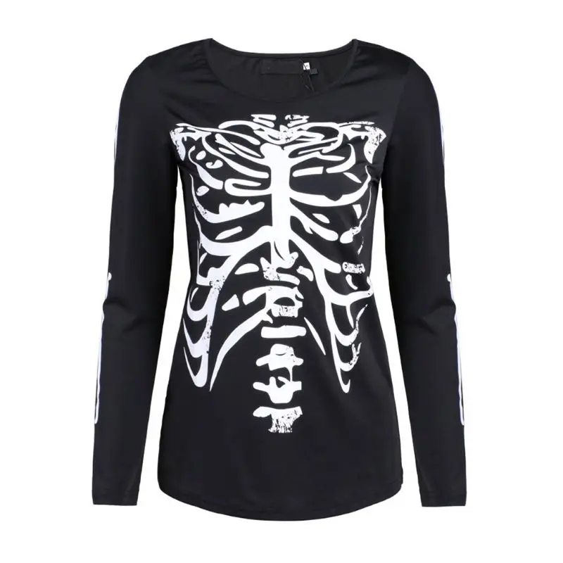 Womens Halloween Theme Long Sleeve 