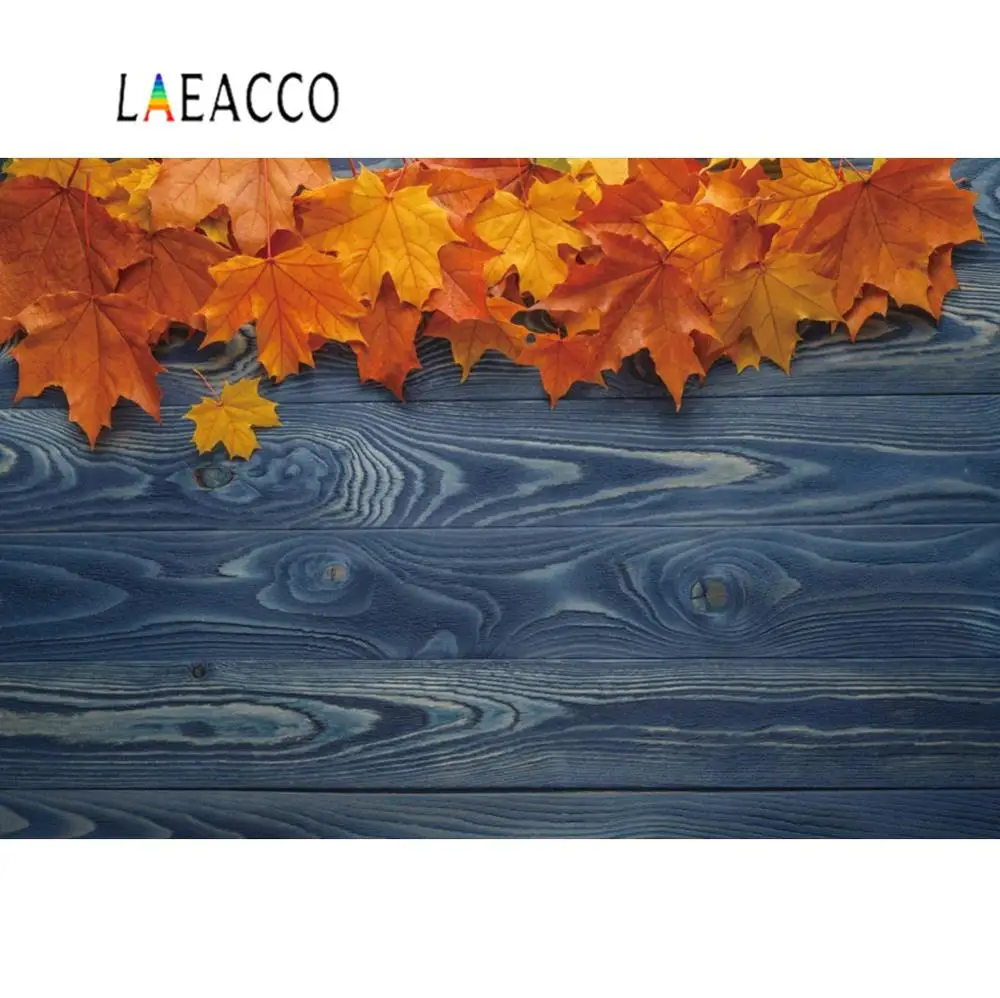 Laeacco фоны для фотосъемки с изображением темных деревянных досок скобы Осенняя кукла ПЭТ Портретные Фото фоны фотосессия Фотостудия