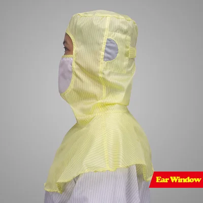 Yellow Open Window Высококачественный, аварийное отключение спрей живопись Защитная фармацевтическая еда Заводская шляпа безопасности головы шлем работы Чистая комната пылезащитный шаль шляпа - Цвет: Yellow Open Window