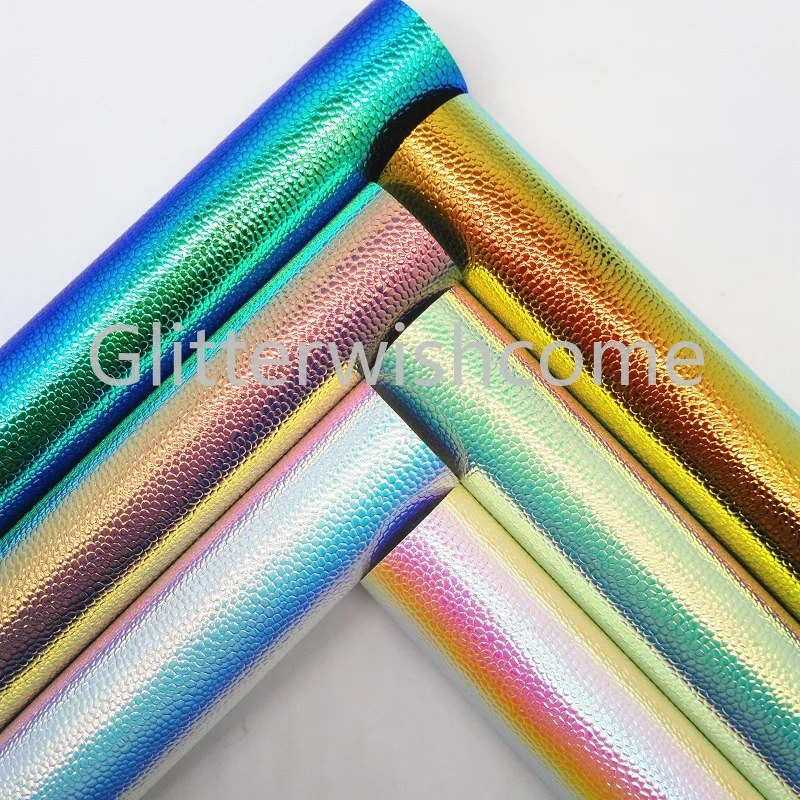 Glitterwishcome 21X29CM A4 Size Vinyl For Bows Embossed Caviar Leather Fabirc Faux Sheets for GM288A | Дом и сад