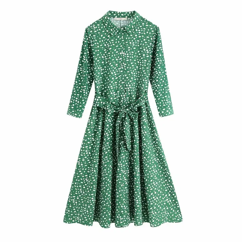 

1981-50-9754 printed euramerican fashion dress