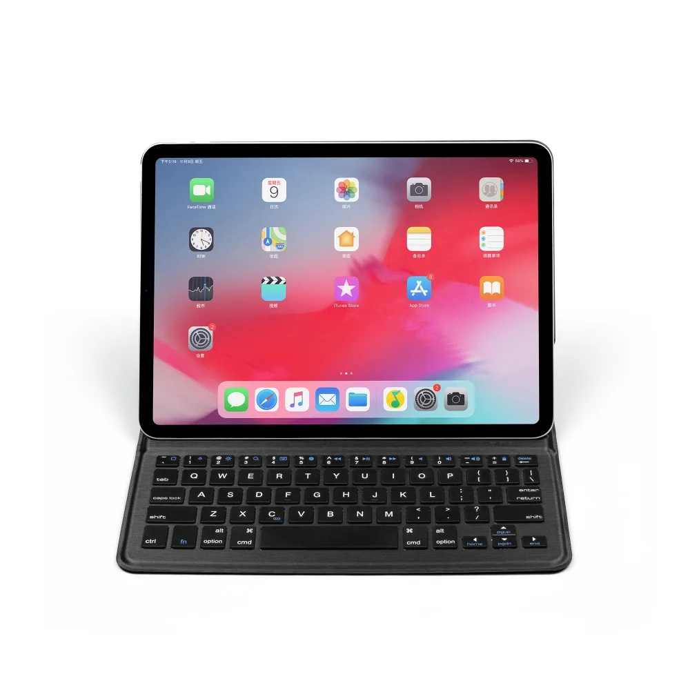 Беспроводной Bluetooth клавиатура кожаный чехол для iPad Pro 11 дюймов планшет клавиатуры Чехол