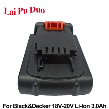 

18V/20V 3.0Ah Li-Ion Replacement Power Tool Battery For Black&Decker: BL1518 HP186 HP188 LB018-OPE LB20 LBX20 LBXR20 A1118L