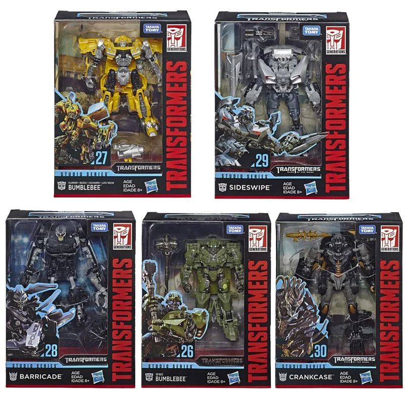 Трансформаторы класса люкс фильм студия серии Bumblebee Decepticon Stinger Crowbar Autobot трещотка