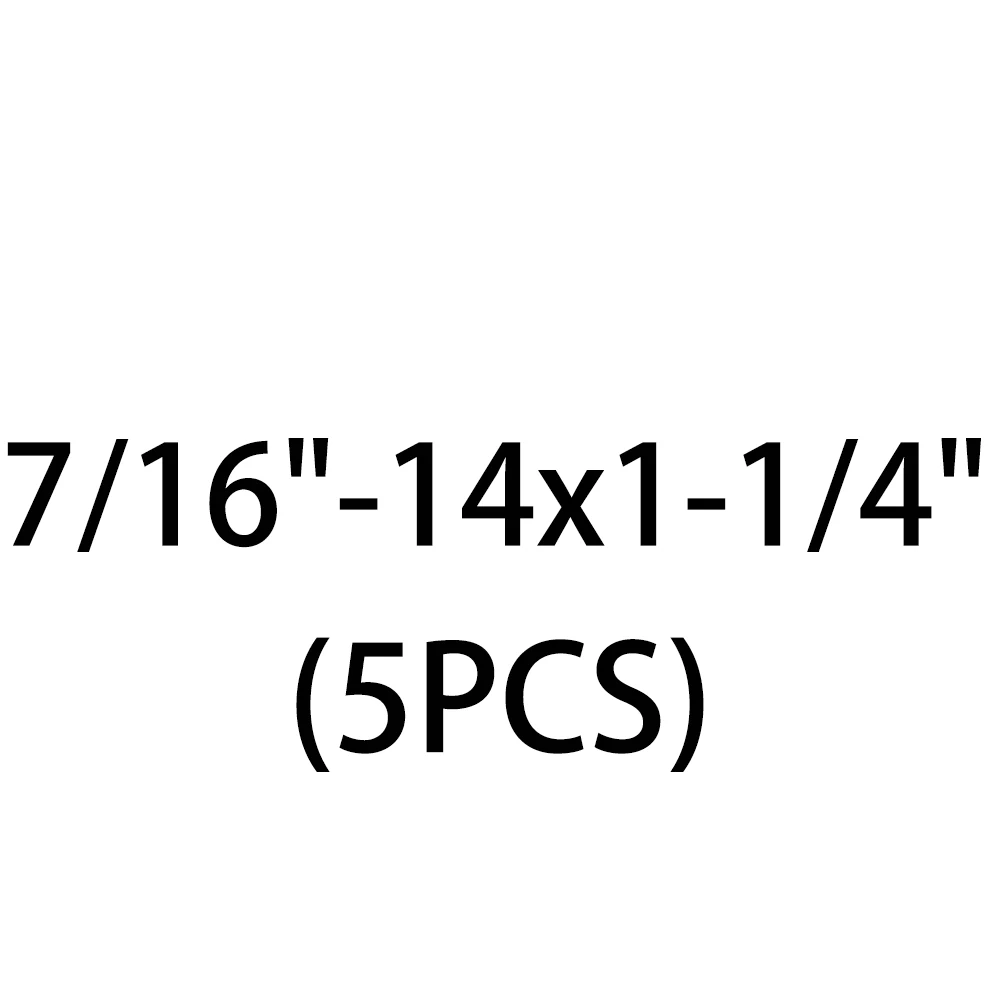 3/"-16 7/16"-14 1/"-13 Шестигранная головная крышка шестигранного болта ANSI B18.3 винт - Цвет: 5PCS