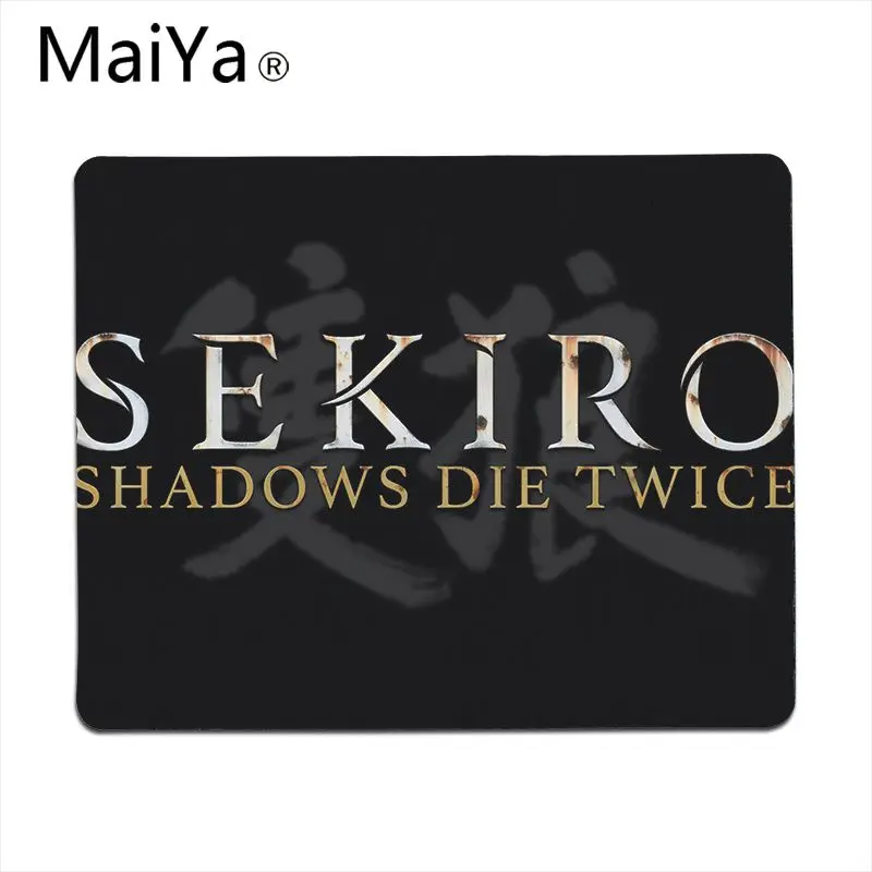 Lock Edge20x25cm Maiya высокое качество SEKIRO Shadows Die Twice игровой большой коврик для мыши ПК компьютерный коврик большой коврик для мыши клавиатуры коврик - Цвет: Lock Edge20x25cm