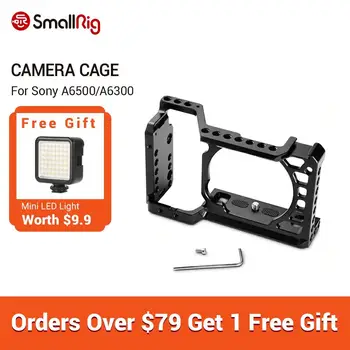 SmallRig For Sony A6500/A6300 Camera Cage Upgraded Version Protective Dslr Camera Rig For Sony A6500 Aluminum Alloy Cage -1889 aluminum alloy handheld camera video support kit dslr cage set with follow focus matte box for sony a7s a7 a7r a7rii a7sii gh4