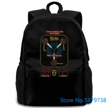 

Back To The Future Flux Licensed adult And Wo women men backpack laptop travel school adult student