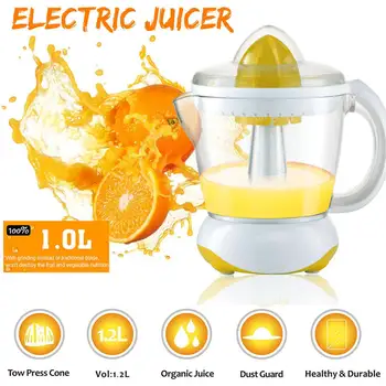 

AUGIENB 1.0L 40W 220V Orange Lemon Electric Juicer Fruit Quick Juicing Juice Squeeze Tool Household Juicer Cooking Tool