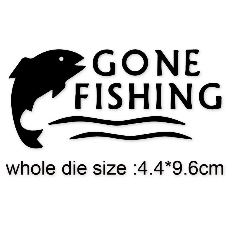 

Gone Fishing Slogan 2020 New Metal Cutting Dies Stencil for DIY Scrapbooking Album Paper Cards Decor Crafts Embossing Die Cuts