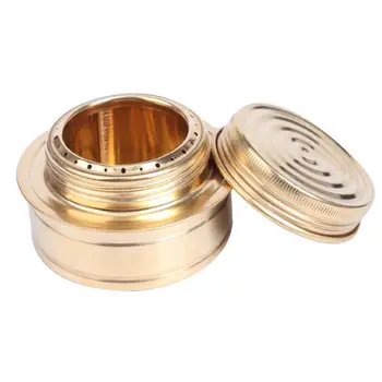 

Mini Liquid Alcohol Stove Portable Cooking Stove with Lid Hot Pot Accessories Prevent Evaporation for Outdoor Picnic Camping
