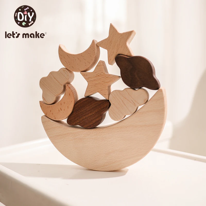 9 шт. деревянные игрушки-пазлы Луна | Игрушки и хобби