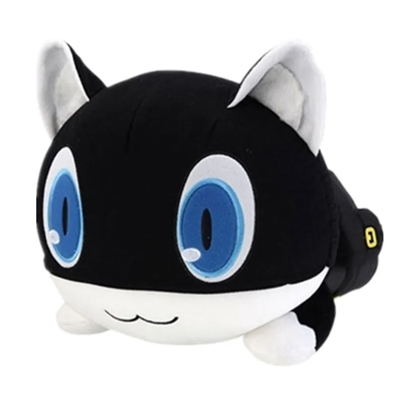 Persona 5 анимационная Плюшевая Игрушка Черный кот Morgana Mona Аниме Фигурка Косплей плюшевая кукла 50 см Высокое качество Подушка - Цвет: Черный