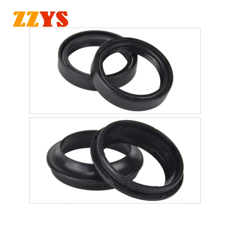 AHL Front Fork Shock Oil Seal And Dust Seal Set 43mm X 55mm X11mm For Yamaha TT600 1983 1984 1985 1986, Seals - Canada