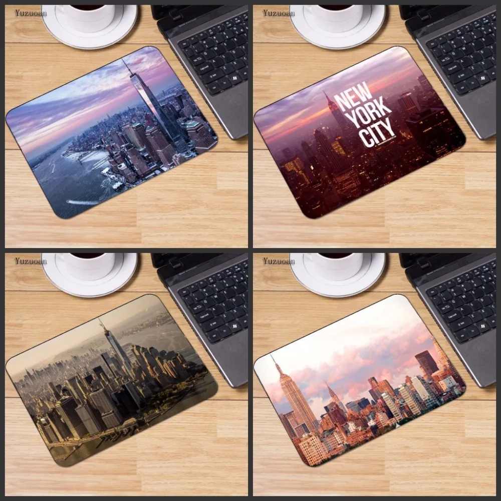 

Mairuige New York City Scenery Comfort Custom Support Game Gaming Mousepad Size For 180x220x2mm And 250x290x2mm Rubber Mousemats