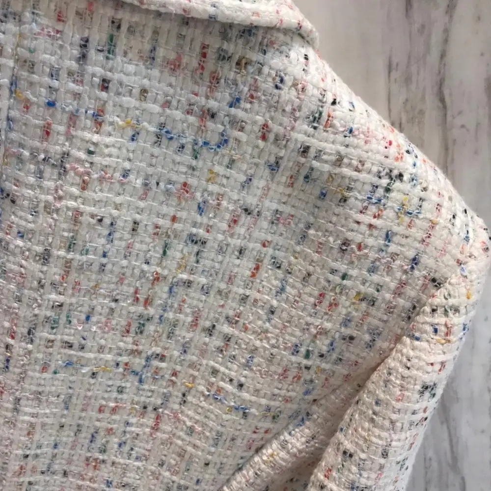 2019FW Высококачественная Женская Роскошная твидовая куртка пальто женские карманы повседневное пальто gdnz 10,04
