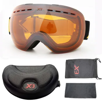 

Bloomberg Adult Ski Goggles Double Layer Anti-fog UV-Protection Anti-Snow-Blind Protection Eyes Eye-protection Goggles Customiza