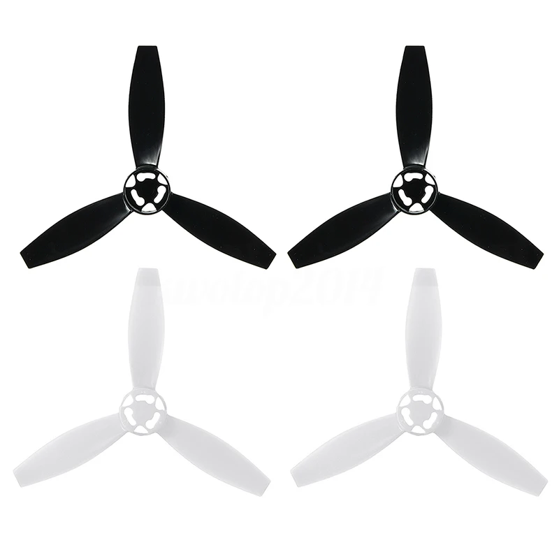 FFYY-4 пропеллеры реквизит запасные части лезвия для Parrot Bebop 2 Drone черный белый
