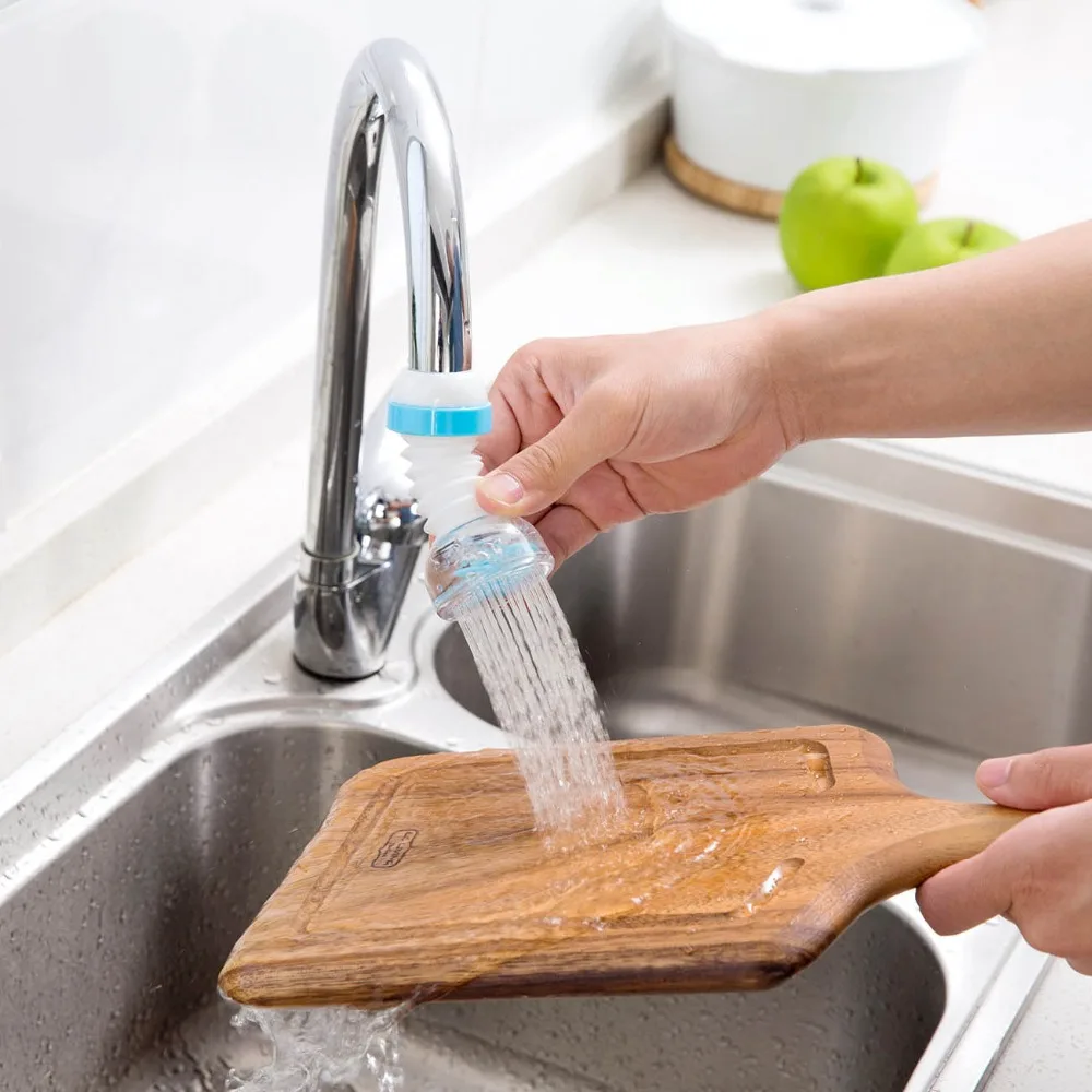 

1Pc Flexible Faucet Extender Sink Faucet Sprayer Water Filter Shower Filter Tip Sink Extender Kitchen Tools Bathroom Accessories