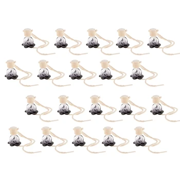 

20Pcs 10ml Empty Perfume Bottle Pendant Car Hanging Ornament Home Decor Flower
