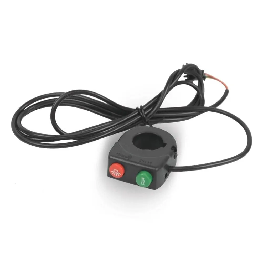 36-48 В с рогом безопасности езды электрический мотороллер фара Запчасти Фонарь Аксессуары для велосипеда передняя велосипедная лампа Велоспорт 4 светодиода