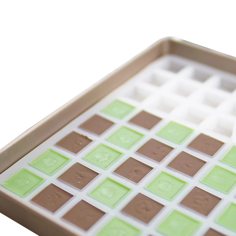 

64 Holes Silicone Mold Square Cake Baking Mold DIY Toffee Fondant Jelly Cookie Chocolate Mold Ice Cubic Mould DIY Kitchen Tool