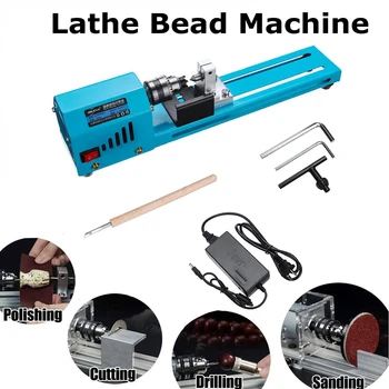 

New 150W Mini Beads Grinding Machine Miniature Beads Polishing Lathe Woodworking DIY Drill Rotary Tool