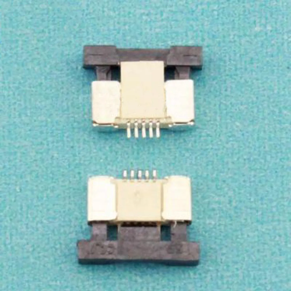 Sample, 5Pin FPC FFC connector socket,5 pin 0.5mm flex cable socket for LCD screen interface.ROHS,5P