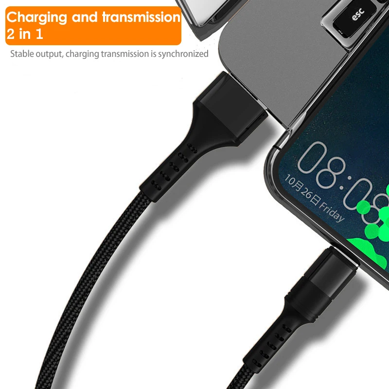 Тип usb C кабель для быстрой зарядки, 5A USB c-кабель для зарядки, Тип C Зарядное устройство провод для Samsung Galaxy S10 S9 S8 Note 9 8 пикселей 3