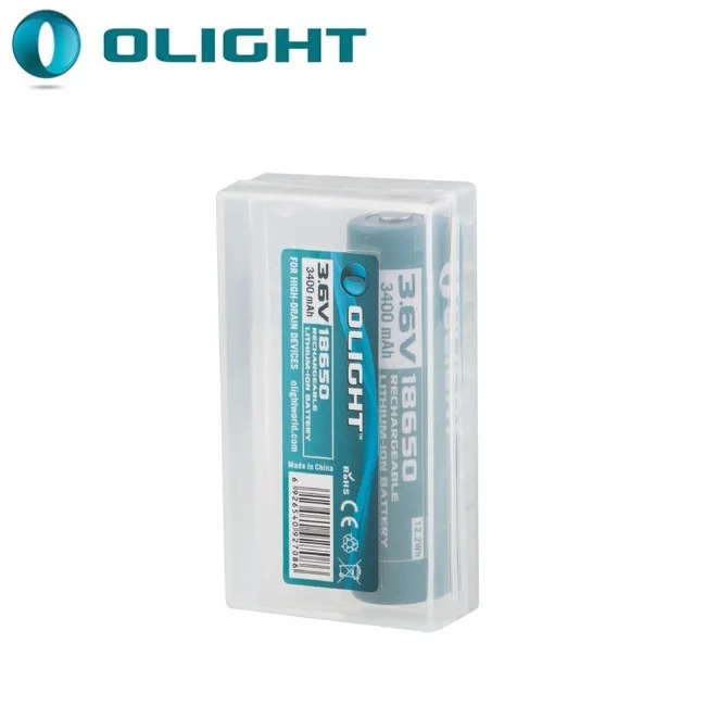 Olight ORB-186L34 3,6 V 3400mAh 18650 перезаряжаемая литий-ионная батарея
