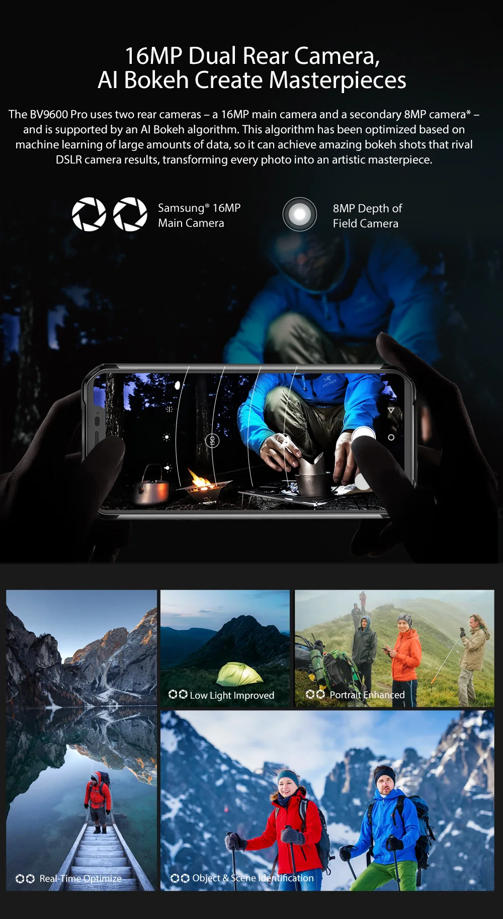 Blackview BV9600 Pro Helio P70 IP68 водонепроницаемый прочный смартфон 6 ГБ+ 128 ГБ Android 9,0 AMOLED 19:9 FHD 4G открытый мобильный телефон