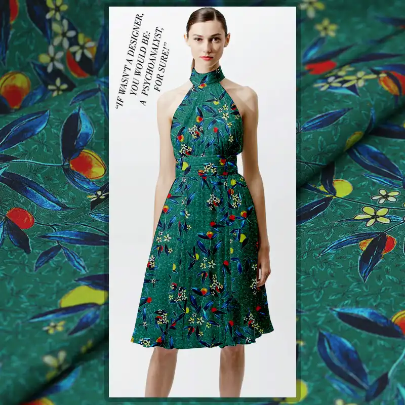 vestido de pano crepe