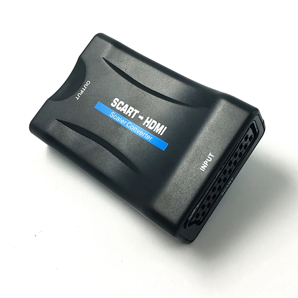  1080P Scart Al Convertitore di HDMI Audio Video Adattatore HDMI a SCART Per HDTV Per Smartphone HD 