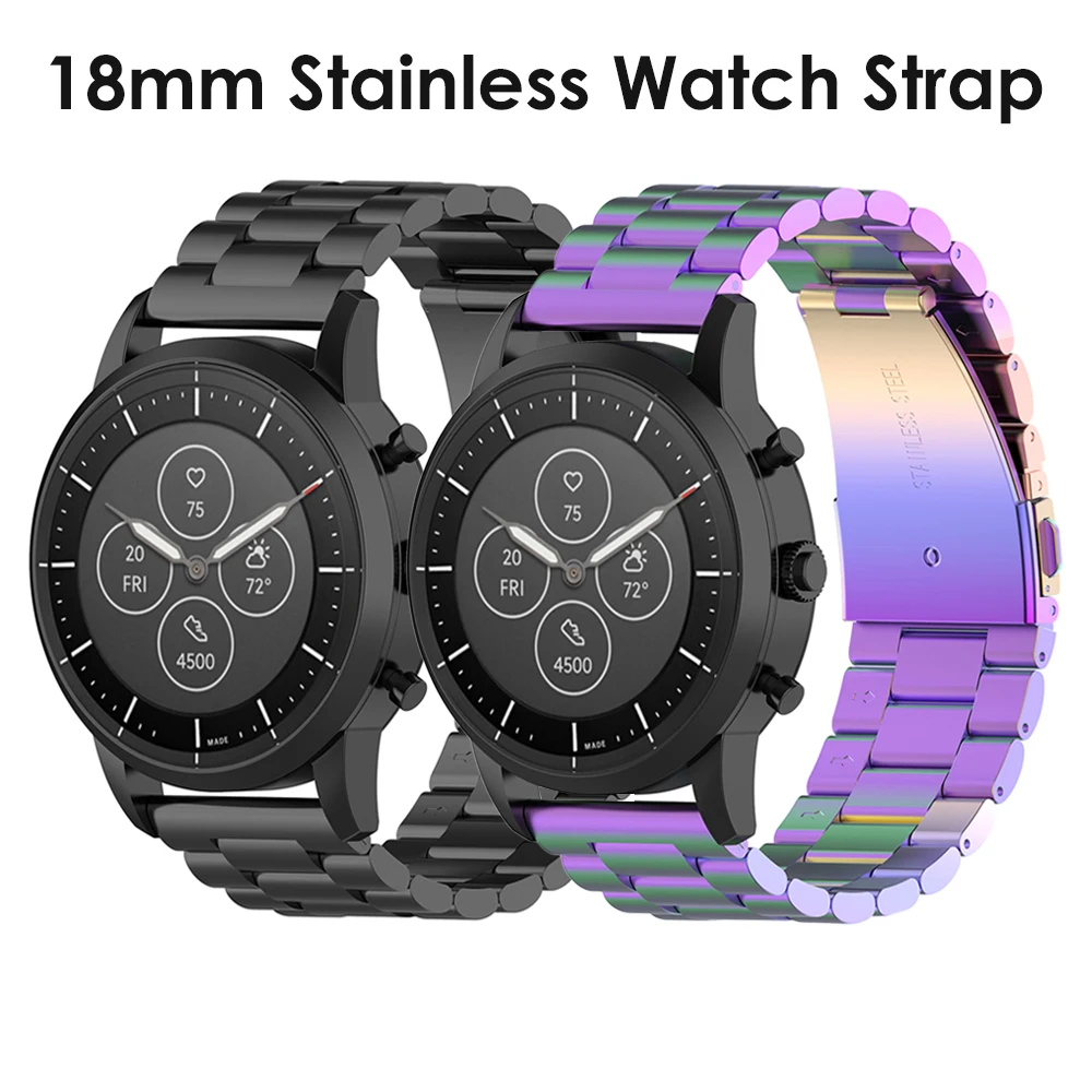 Металлический ремешок для часов Asus Zenwatch 2 1 45 дюйма Fossil Q Venture HR Gen 4 Garmin VivoActive