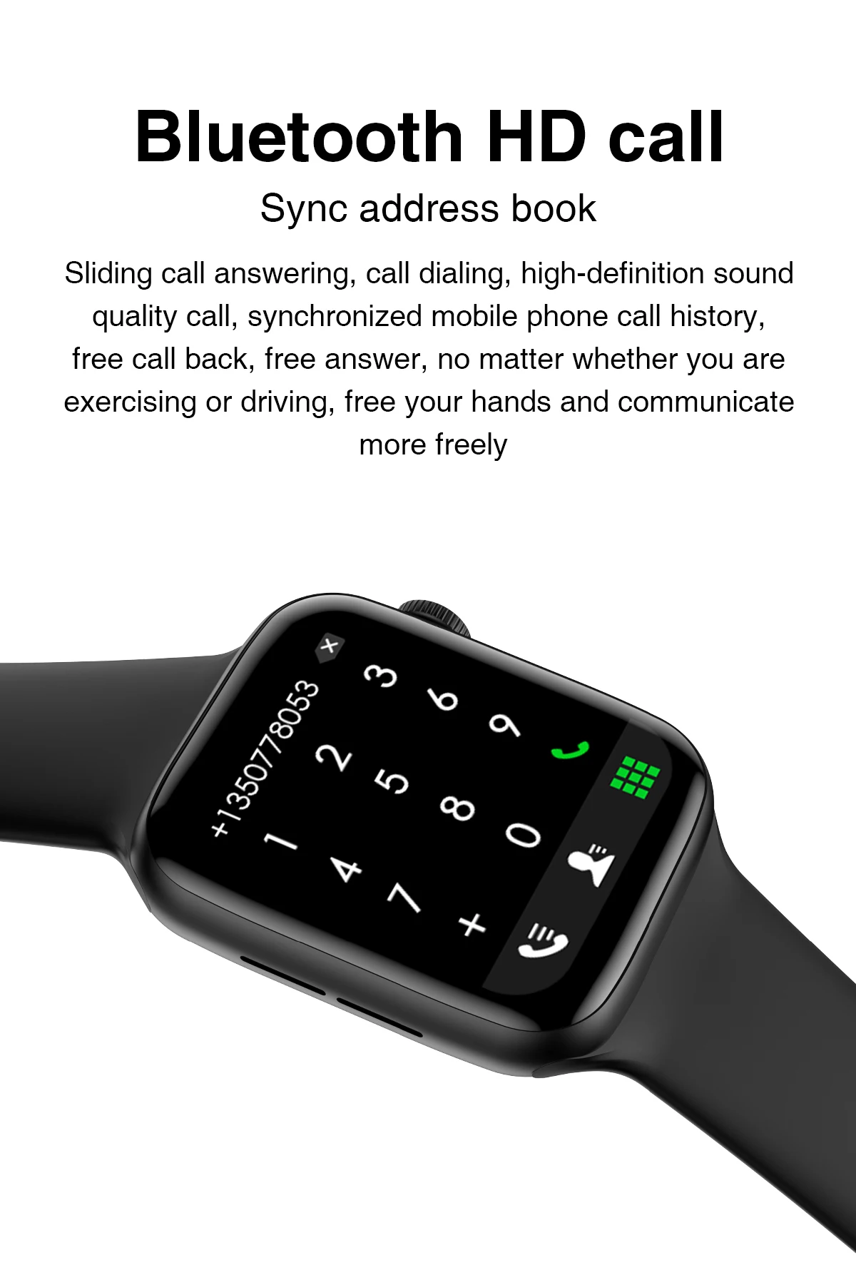 2021 IWO 13 PRO Watch 7 T500 Smart Watch Series 7 DIY Dials Heart Rate BT Call Men Women Sport Smart Watch PK X8MAX HW22 W46 W37