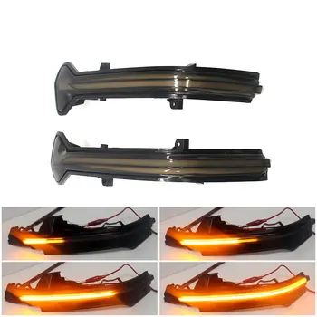 

autodragons LED Dynamic Turn Signal Blinker Sequential wing Side Mirror water flowing rearview indicator for 5/6/7/8 series G30