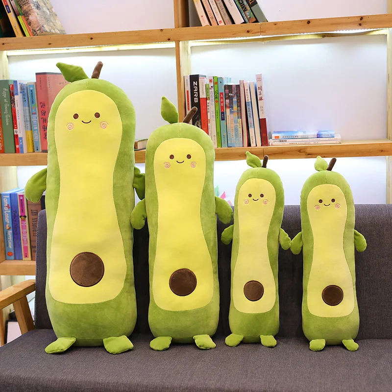 55/70/90cm Plush Avocado Soft Pillow Plush Toys Stuffed Plant Dolls Soft Pillow Cute Avocado Plush Toys for Girl Gift 2