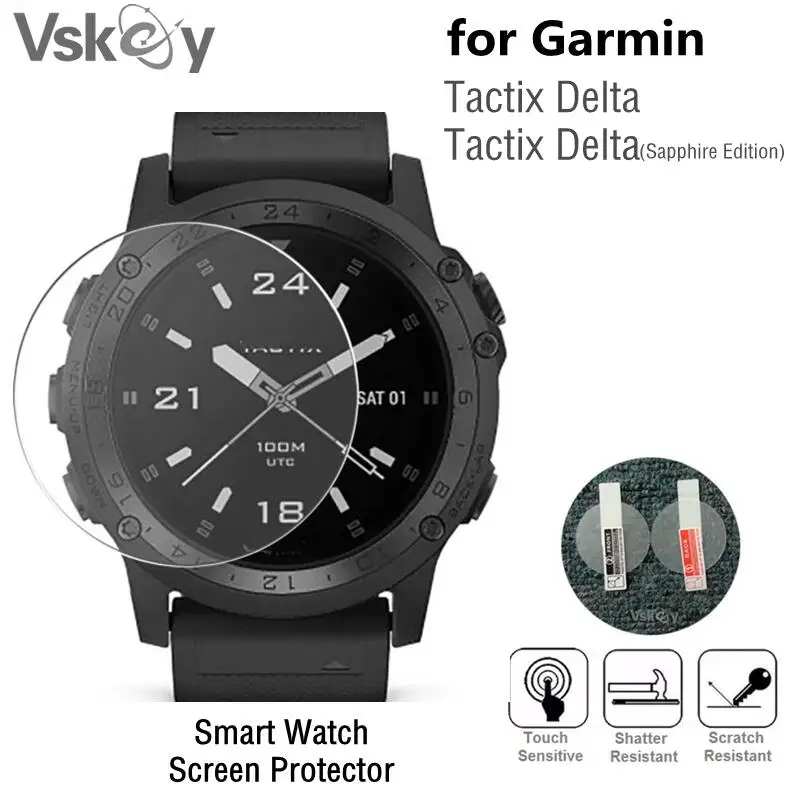 VSKEY 3 шт. Защитная пленка для экрана смарт-часов Garmin Tactical x Delta Sapphire Edition |