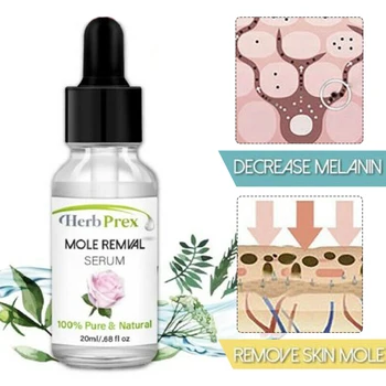 

20ml Organic Skin Spot Purifying Serum Natural Tags Mole Removal Tags Solutions Remover Moisturizing Essence Skin Care