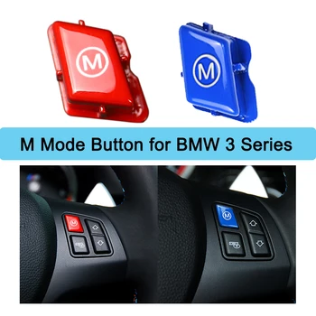 

Car Steering Wheel M Mode Button Accessories for BMW 3 Series M3 E90 E92 E93 2007-2013 Auto Switch Peplacement Cap Sports