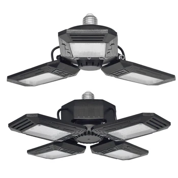 

E27 Deformable LED Ceiling Light Warehouse Workshop Garage Folding Lamp