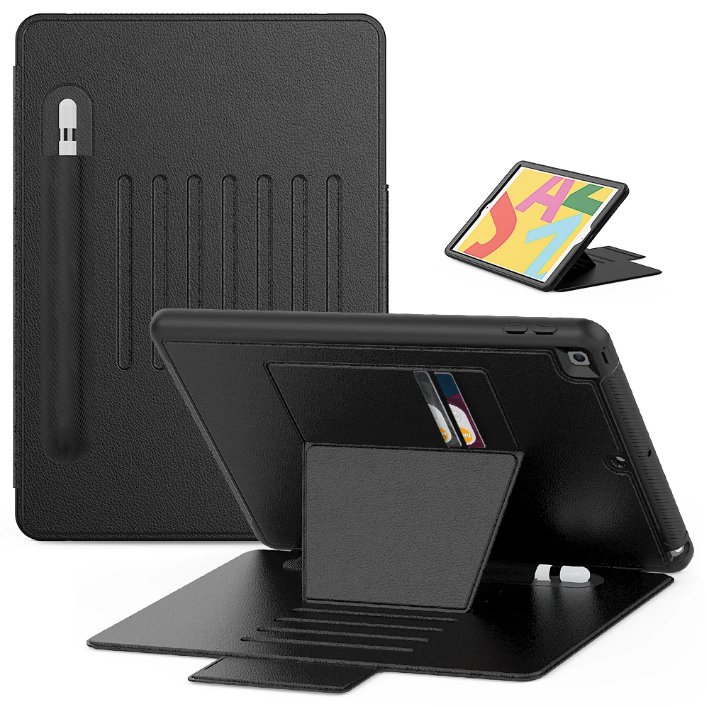 

Adjustable Business Case for iPad 11 pro 9.7 Multi-function Smart Cover Stand for iPad 10.2 air 2